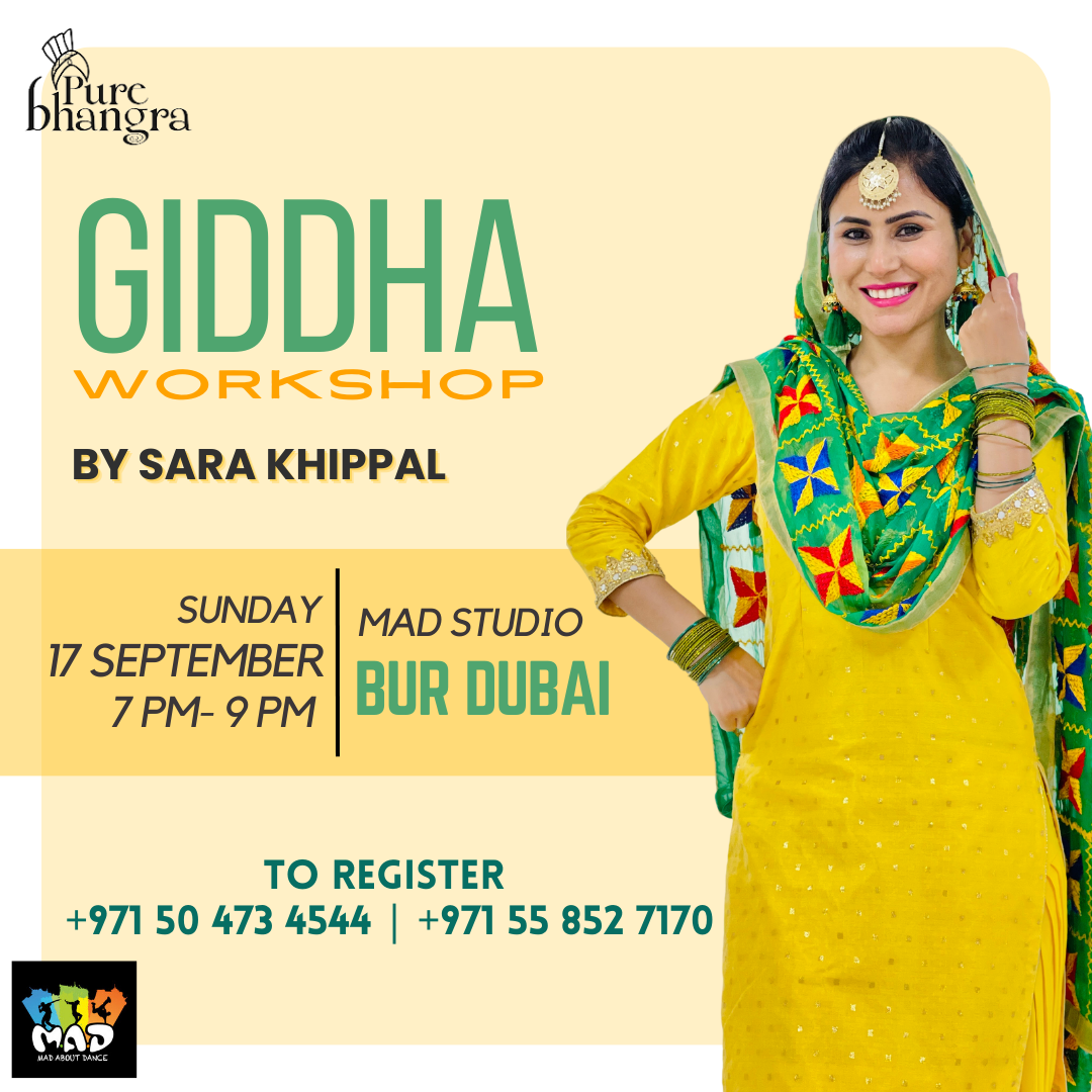 Giddha Workshop By Sara Khippal